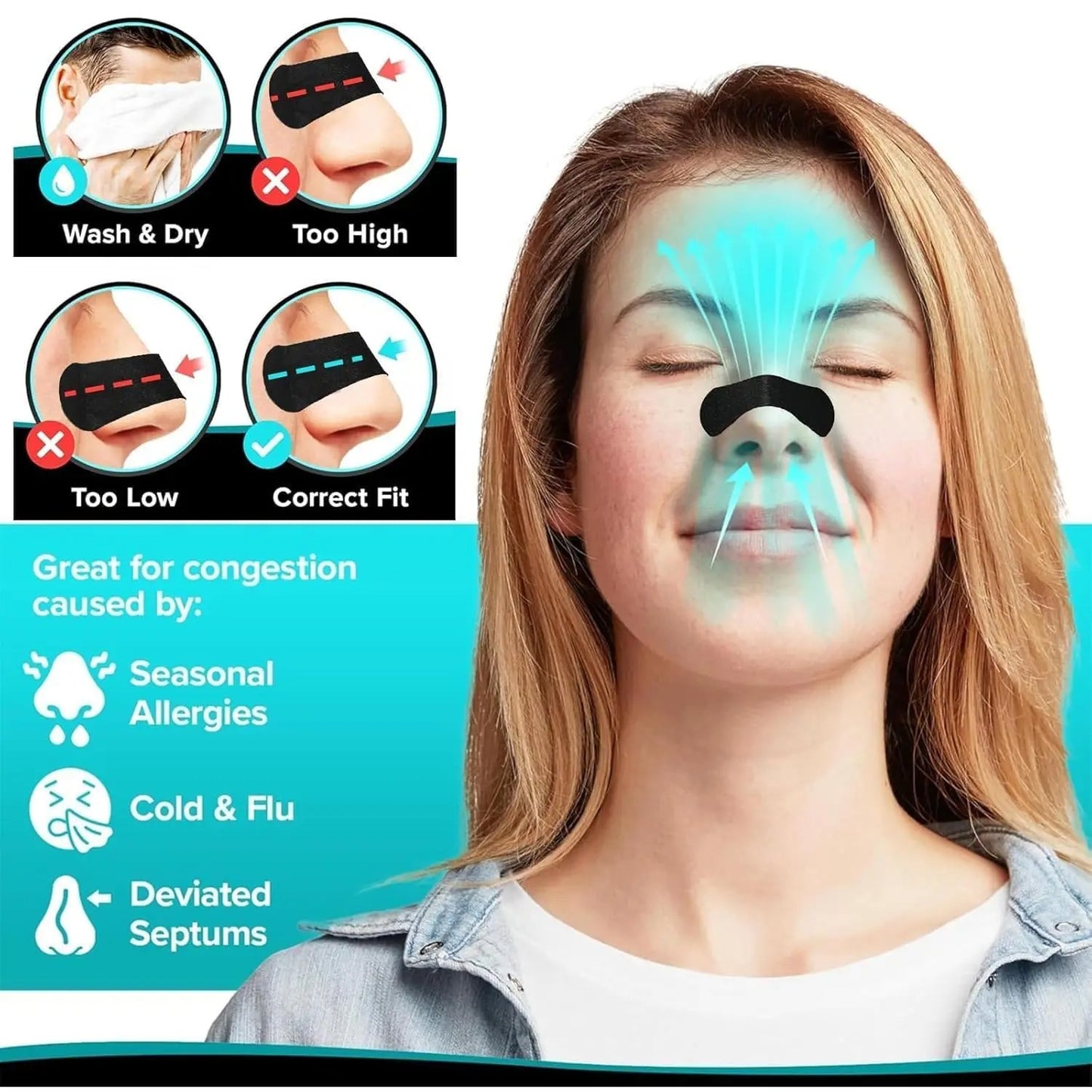 BreatheEase Nasal Strips