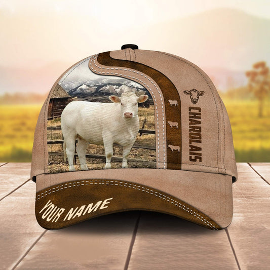 Novacare Charolais Custom Name Light Brown Cap