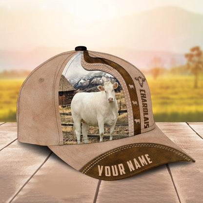 Novacare Charolais Custom Name Light Brown Cap