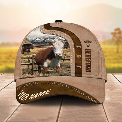 Novacare Hereford Custom Name Light Brown Cap