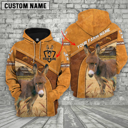 Novacare Personalized Name 3D Miniature Donkey Hoodie