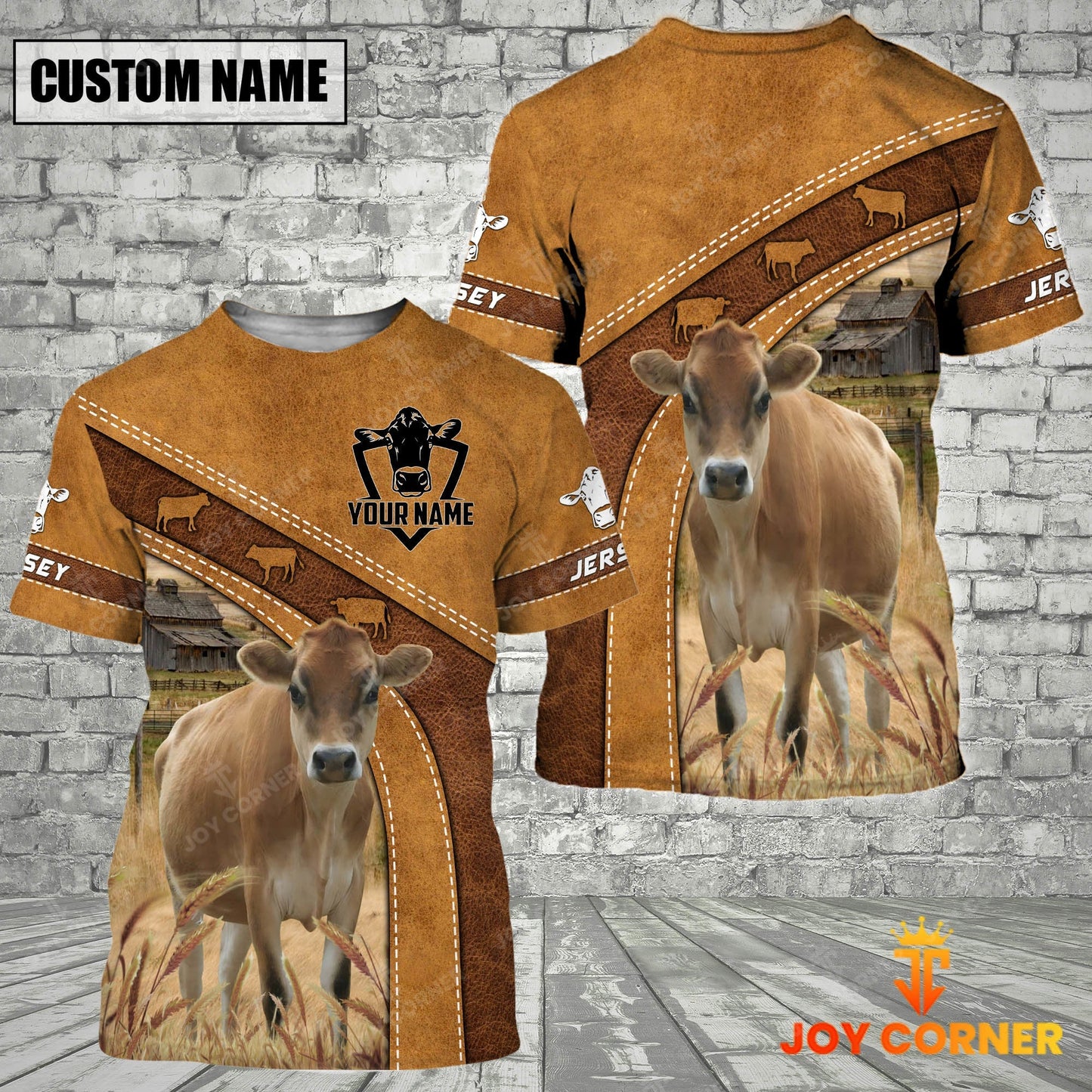 Novacare Jersey Cow No Horns Custom Name Printed Cattle 3D Hoodie